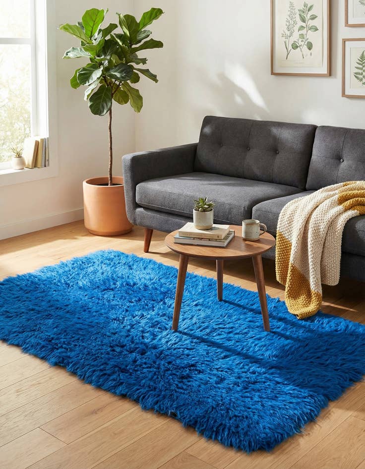 Detail image of  2' 4 x 4' 8  Hand Knotted Moroccan Wool Runner Rug