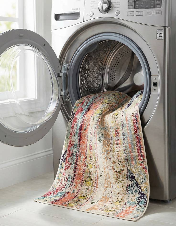 Detail image of 2' x 3'  Washable Santa Fe Rug