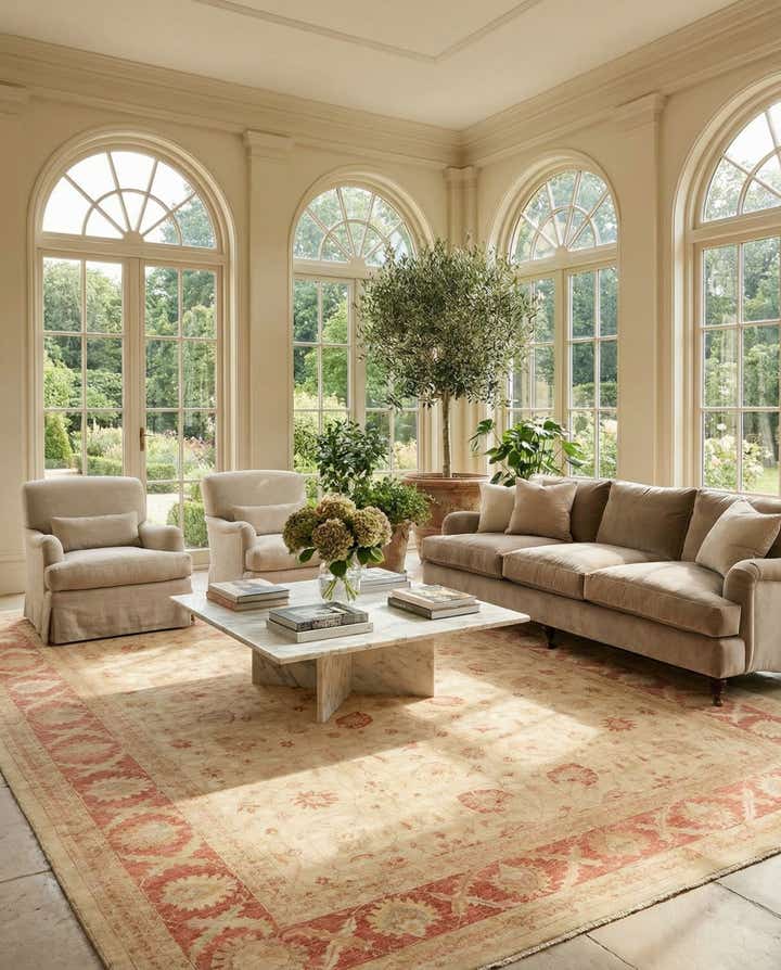 16' 4 x 23' 5 Hand Knotted Peshawar Ziegler Oriental Rug