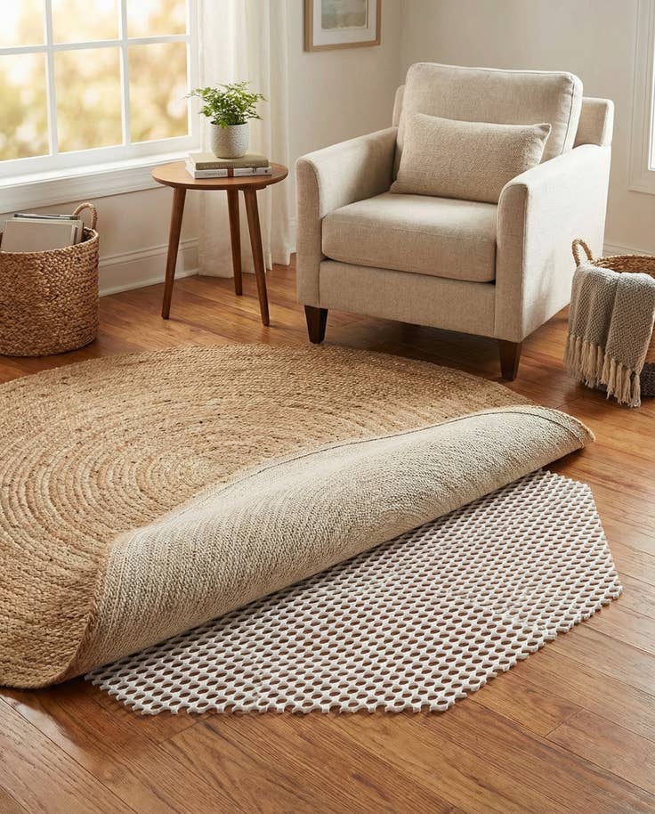 Detail image of 7' x 7' Octagon Non-Slip Rug Pad