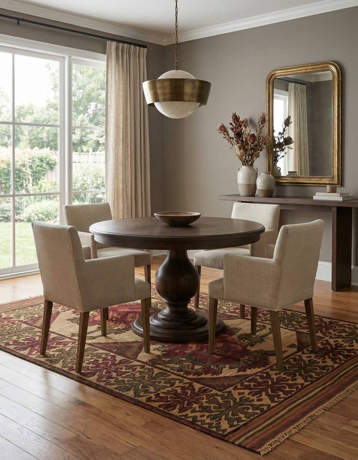 Detail image of 3' 10 x 6' 1  Hand Knotted Sumak Wool Rug