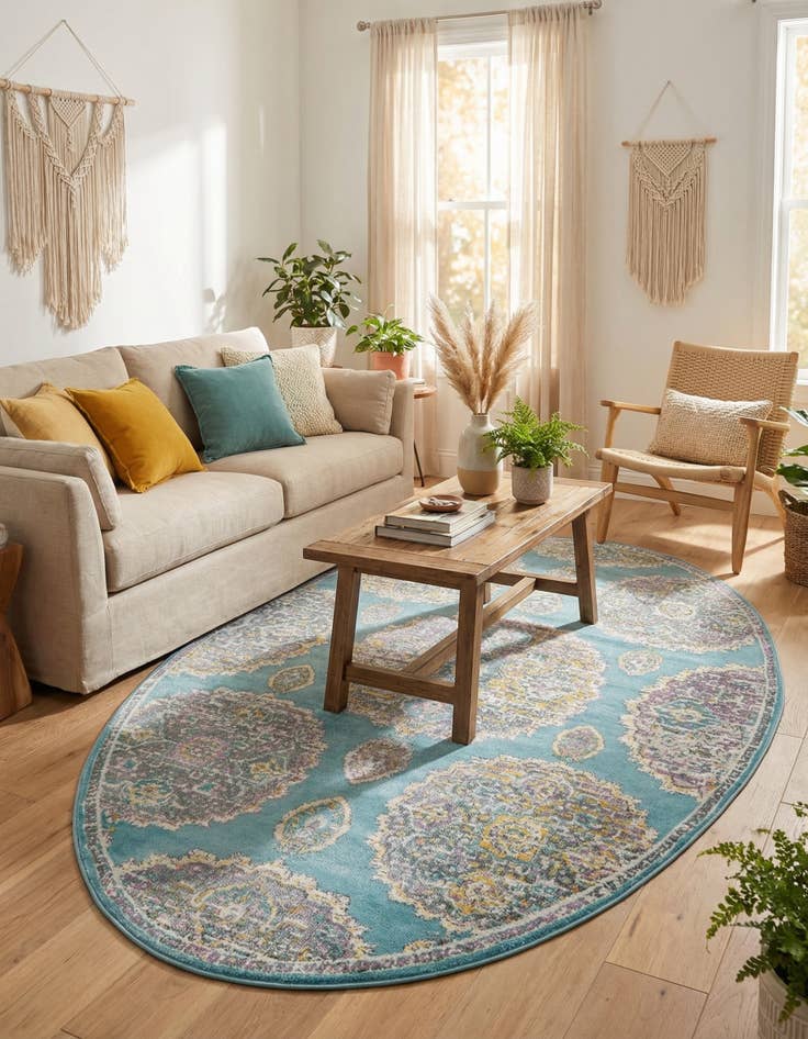 Detail image of 5' 5 x 8' Paragon Oval Rug