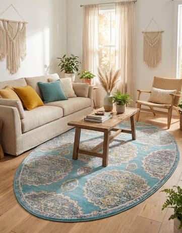 5' 5 x 8' Paragon Oval Rug