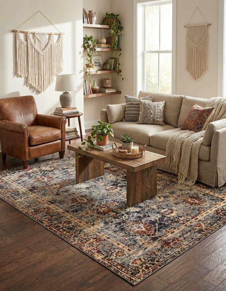 Detail image of  7' 10 x 10' Saturn Rug