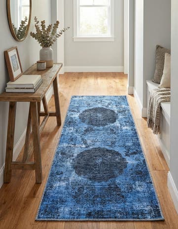 2' x 5' Washable Yara Runner Rug