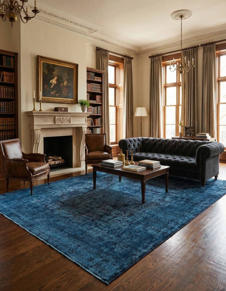 Detail image of 9' 7 x 13' 2 Vintage Royal Wool Rug