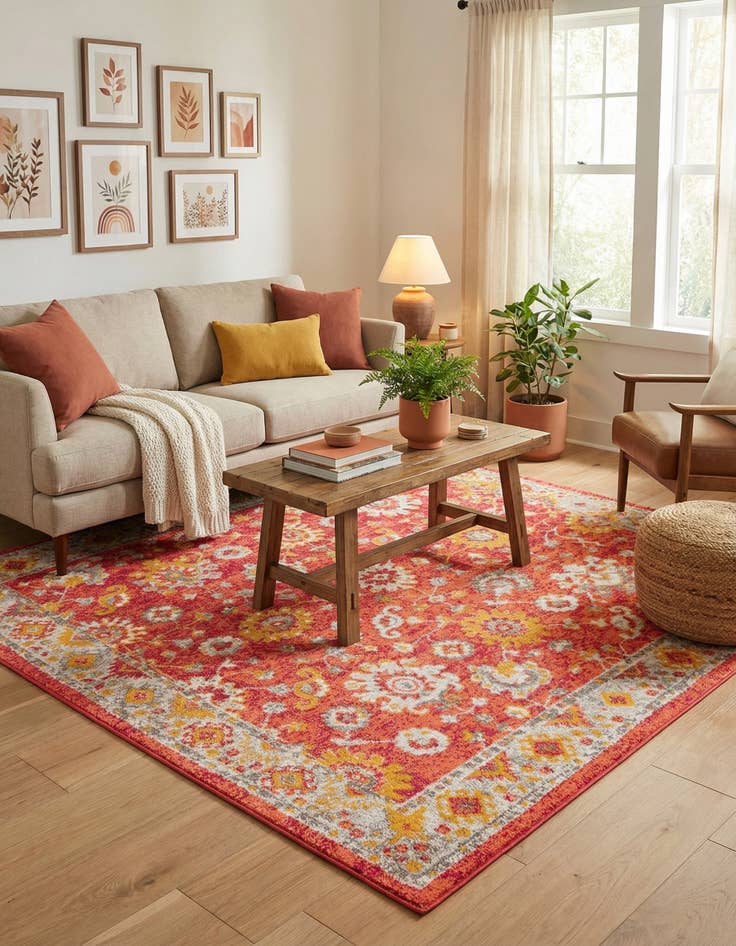 Detail image of  8' x 8' Madeline Square Rug