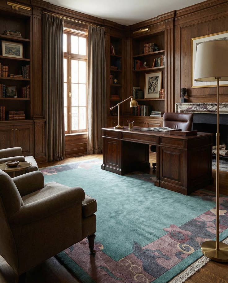Detail image of 8' 4 x 11' 3 Hand Knotted Tibet Wool Rug
