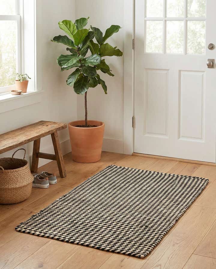 2' x 3' 1 Hand Woven Laurel Handwoven Jute Rug