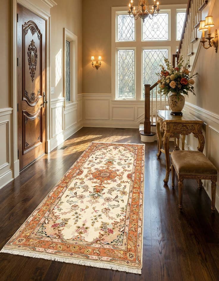 Detail image of 2' 8 x 6' 8 Tabriz Runner Rug