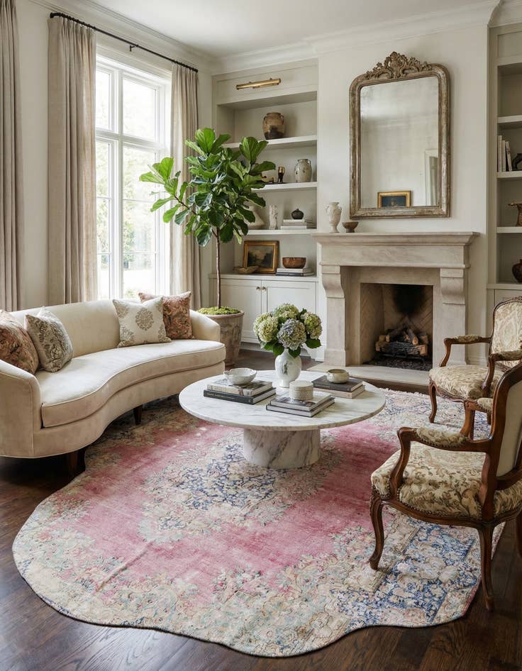 Detail image of 9' 8 x 11' 4  Hand Knotted Ultra Vintage Persian Wool Rug