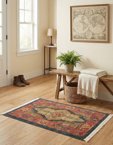 Navy Blue Sara Rug