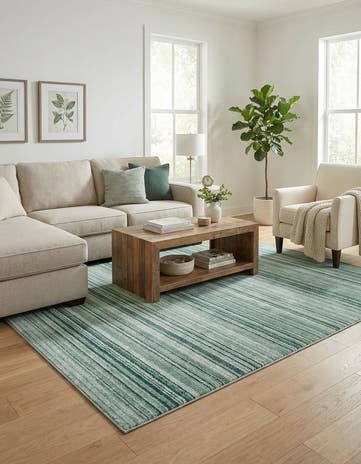 Green Gemstone Rug