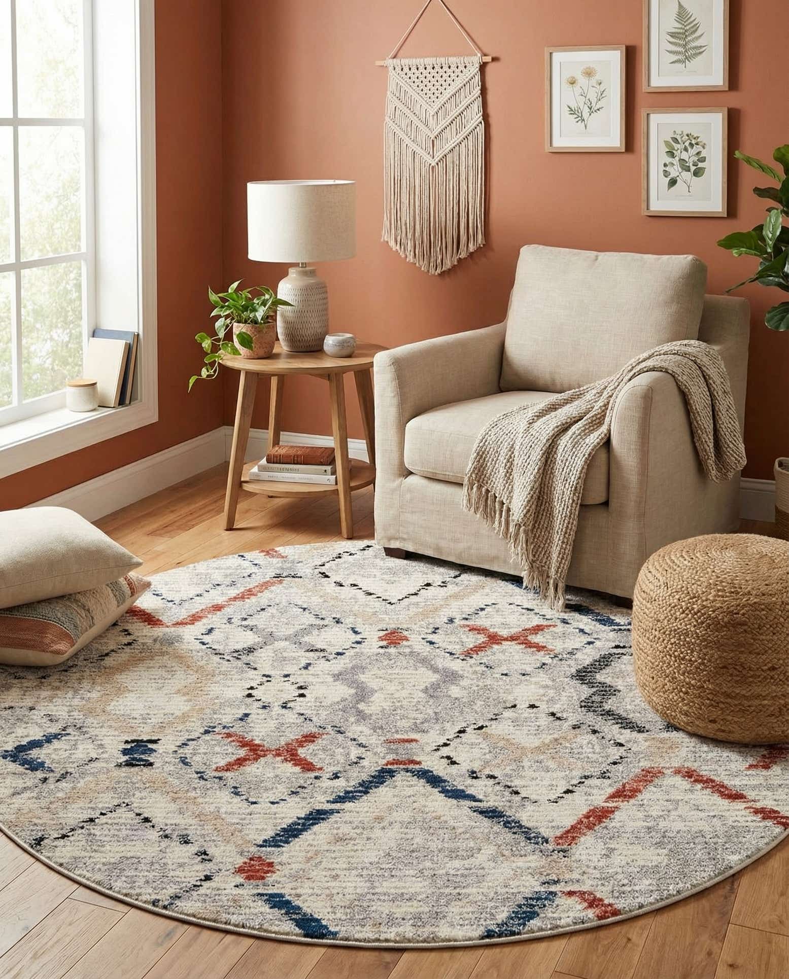 7' x 7' Tucson Round Rug
