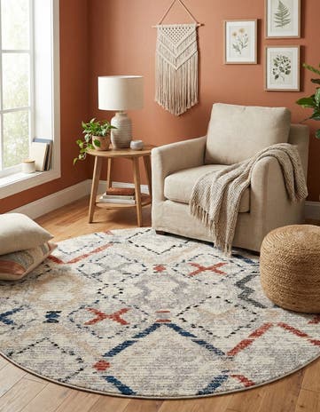 7' x 7' Tucson Round Rug