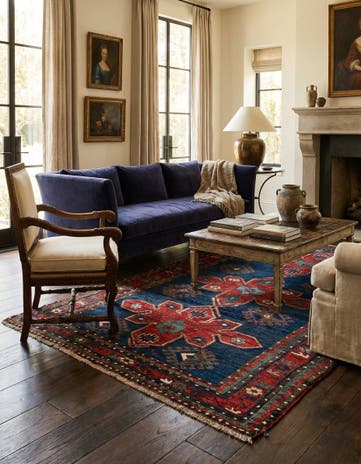 4' 10 x 8' 1 Kazak Rug