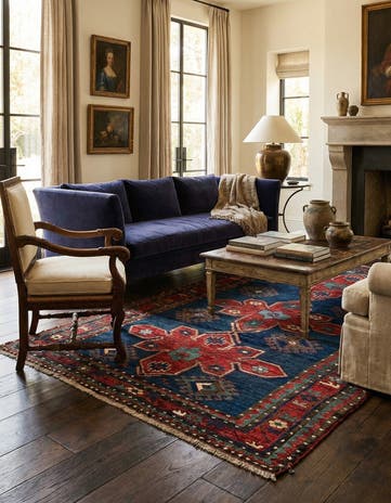 4' 10 x 8' 1 Kazak Rug
