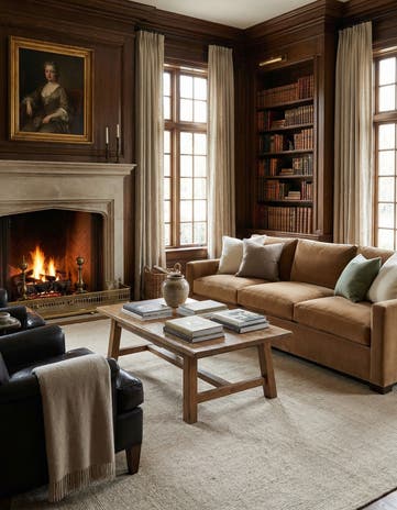 7' 10 x 11' Hand Woven Jill Zarin English Manor Farmhouse Wool Rug