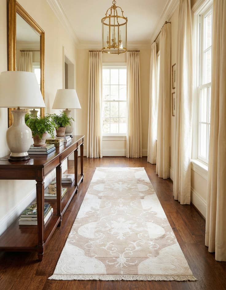 Detail image of 2' 9 x 9' 4  Hand Knotted Darya Wool Runner Rug