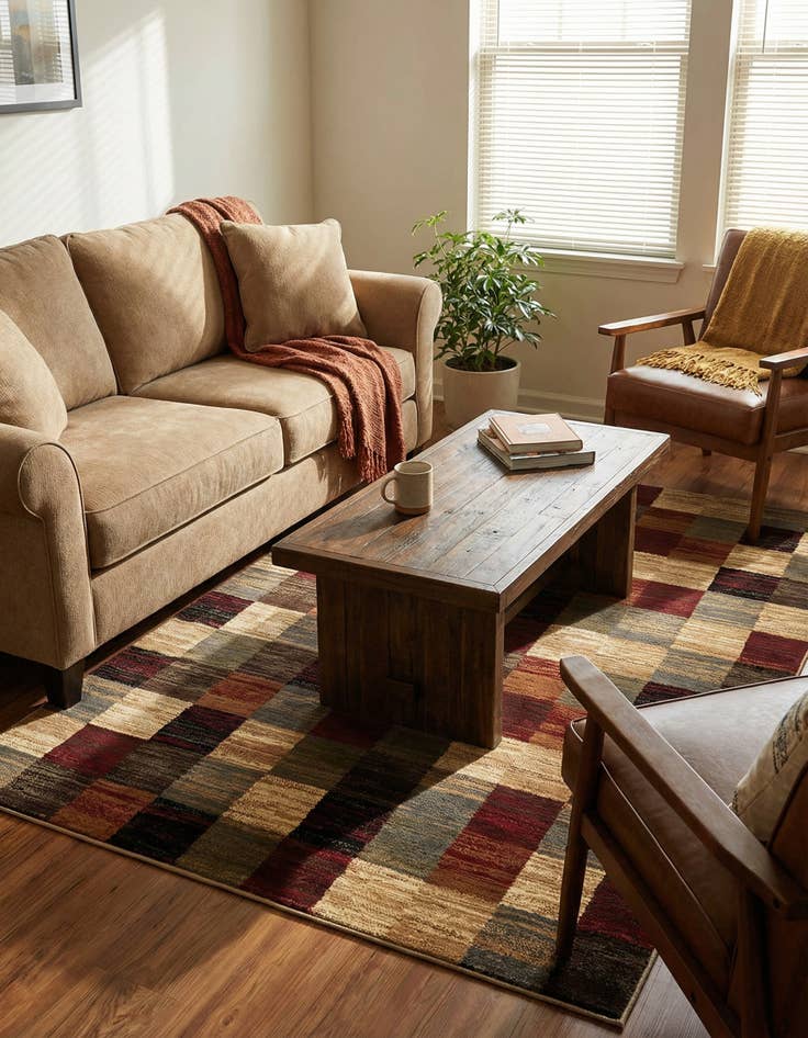 Detail image of 5' 3 x 7' Coffee Shop Rug