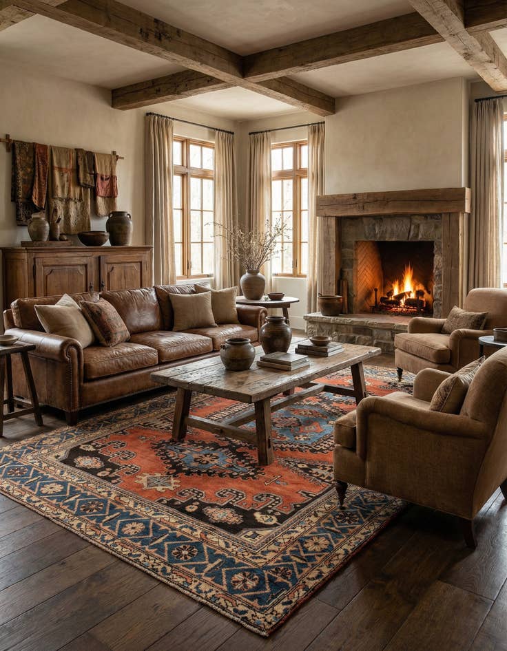 Detail image of  7' x 11' 1 Viss Wool Rug