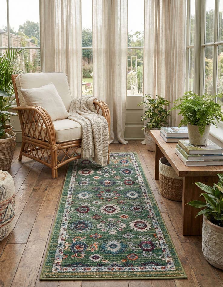 Detail image of 2' x 6' Isabella Runner Rug