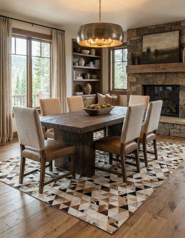 5' 1 x 7' 11 Cowhide - Patchwork Rug