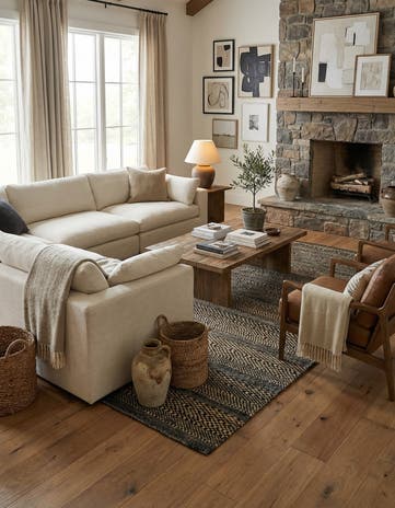4' 8 x 6' 9 Juma Wool Rug