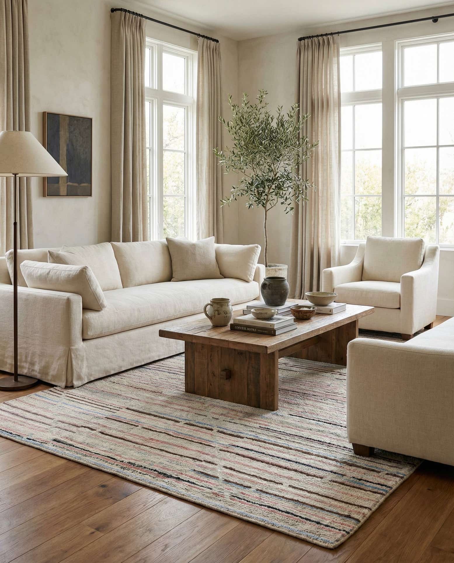 5' 10 x 8' 10 Hand Knotted Moroccan Wool Rug