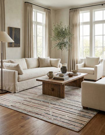 5' 10 x 8' 10 Hand Knotted Moroccan Wool Rug