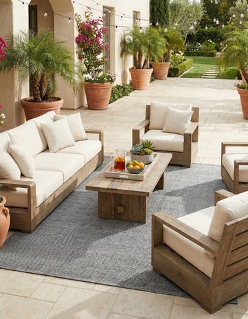 10' x 14' 1 Easy-Clean Jill Zarin Palm Springs Indoor / Outdoor Rug