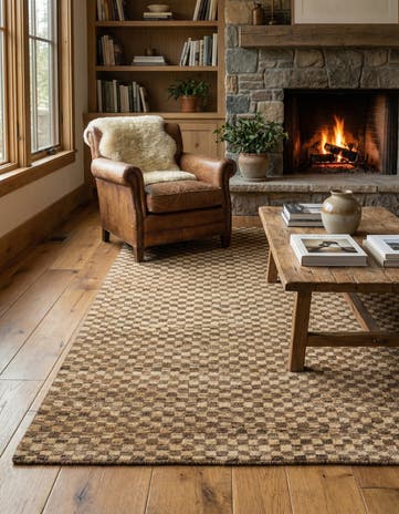 5' 1 x 6' 3 Hand Knotted Kashkuli Gabbeh Oriental Wool Rug