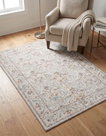 4' 1 x 6' 1 Washable Timeless Rug