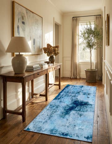 4' 2 x 7' 6 Hand Knotted Ultra Vintage Persian Wool Runner Rug