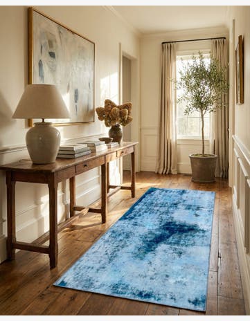 4' 2 x 7' 6 Hand Knotted Ultra Vintage Persian Wool Runner Rug
