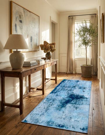 4' 2 x 7' 6 Hand Knotted Ultra Vintage Persian Wool Runner Rug