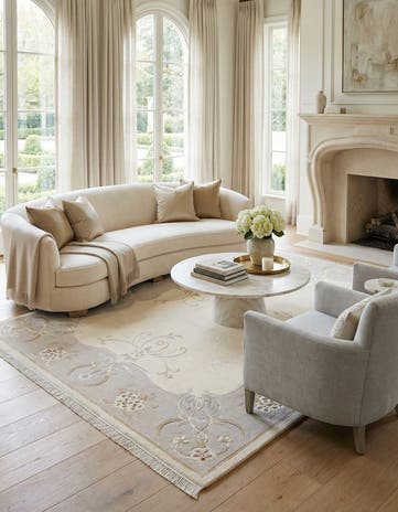 5' 9 x 8' 1 Hand Knotted Darya Rug