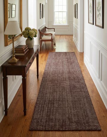 2' 7 x 10' Hand Woven Jill Zarin English Manor Wool Runner Rug