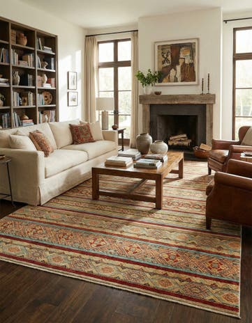 8' 2 x 10' 9 Hand Knotted Ariana Ziegler Rug