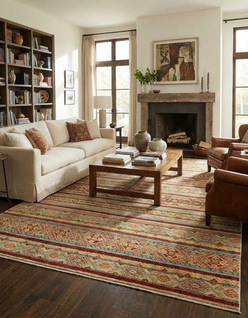 8' 2 x 10' 9 Hand Knotted Ariana Ziegler Rug
