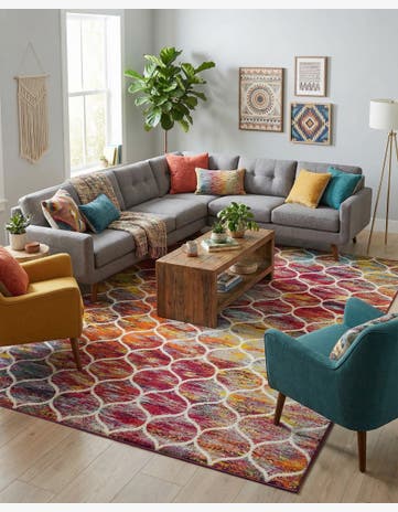 10' x 14' Trellis Frieze Rug