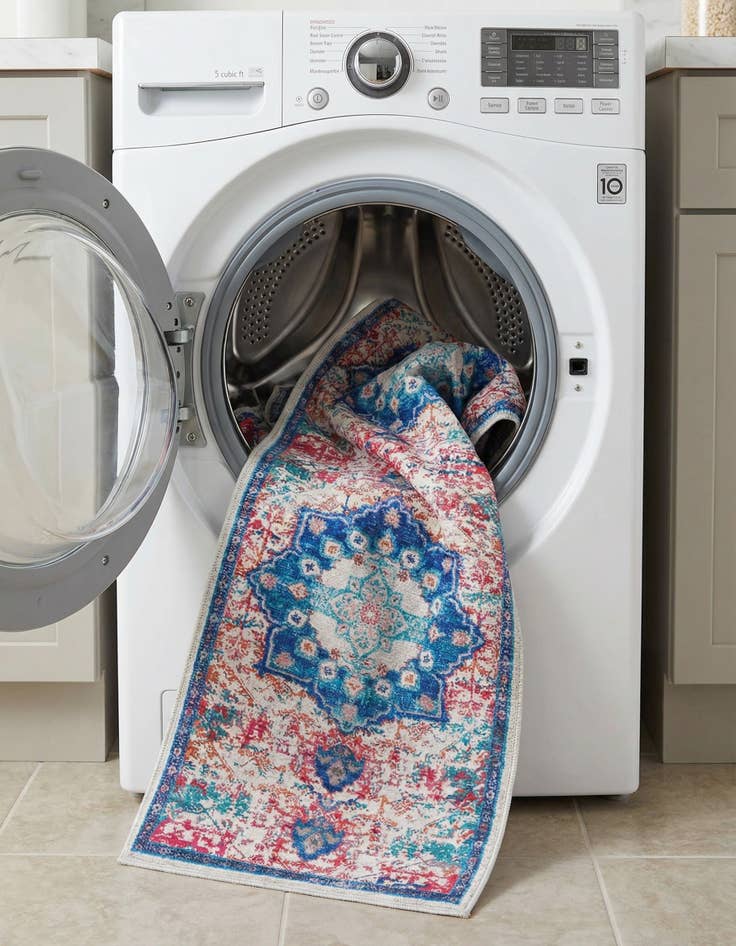 Detail image of 2' x 9' 10  Washable Renaissance Runner Rug