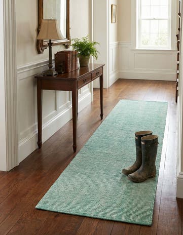 2' x 6' 1 Hand Woven Jill Zarin English Manor Farmhouse Wool Runner Rug