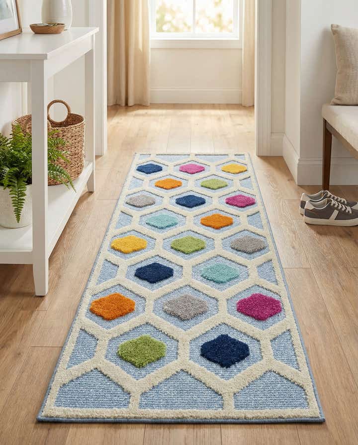 2' x 6' Easy-Clean Aruba Indoor / Outdoor Runner Rug