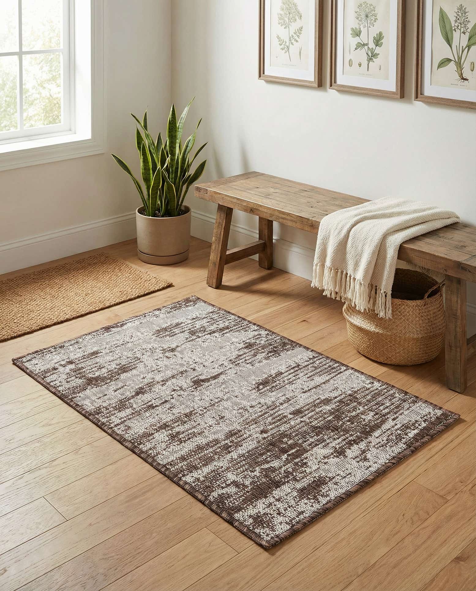2' x 3' Easy-Clean Modern Indoor / Outdoor Rug