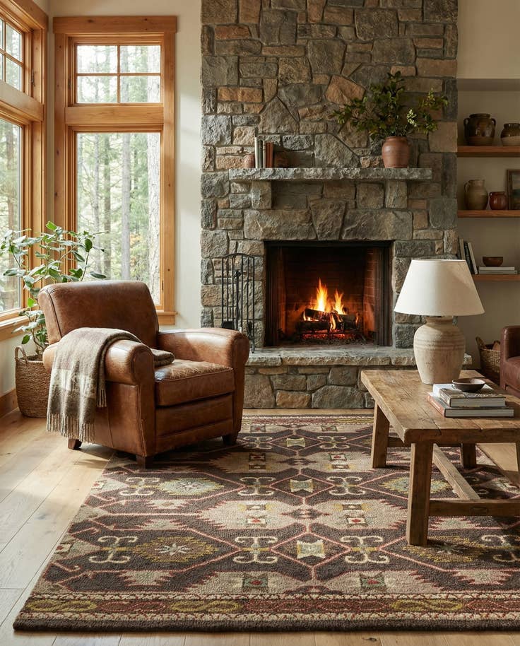 Detail image of 5' 2 x 7' 4 Luna Rug