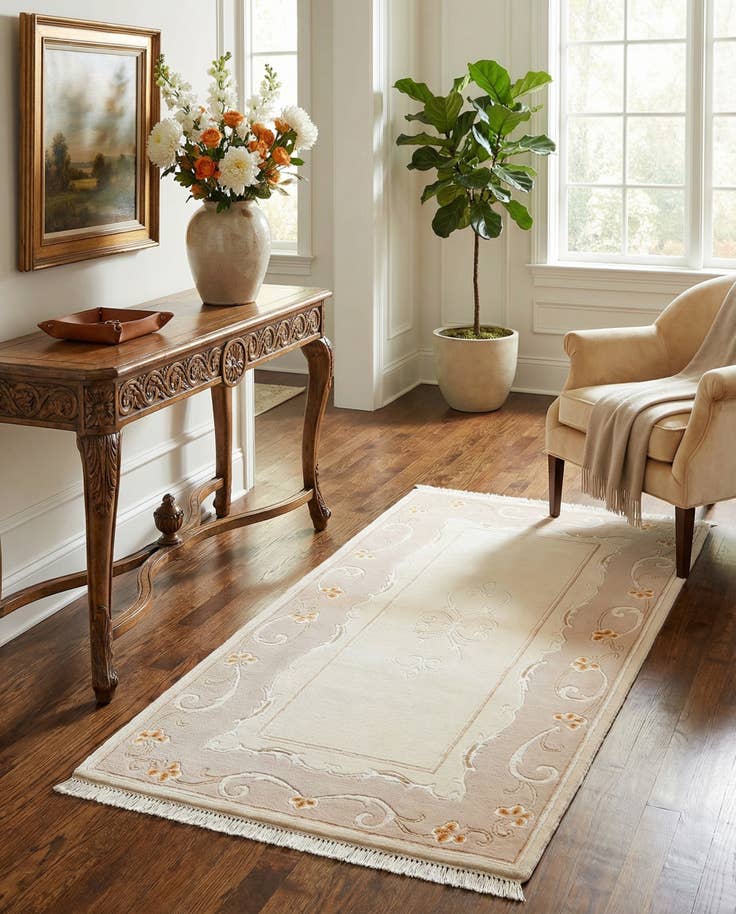 Detail image of 2' 9 x 5' 1 Hand Knotted Darya Wool Rug