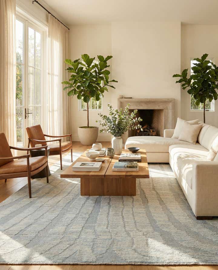 9' 3 x 12' 4 Hand Knotted Moroccan Wool Rug