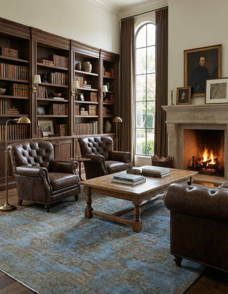 Detail image of 8' 11 x 12' 2 Vintage Royal Wool Rug