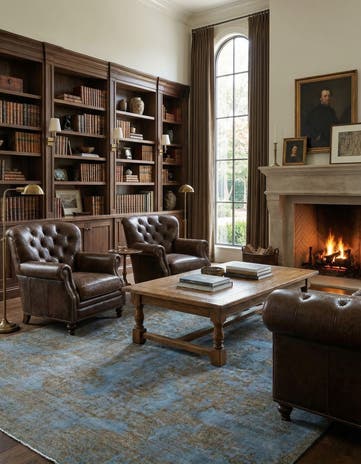 8' 11 x 12' 2 Vintage Royal Wool Rug